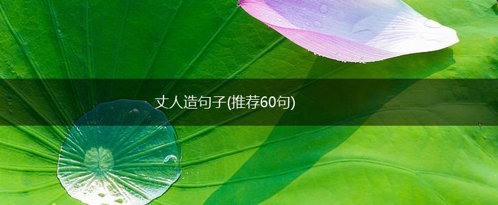 丈人造句子(推荐60句),第1张