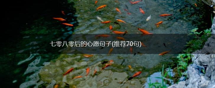 七零八零后的心愿句子(推荐70句),第1张