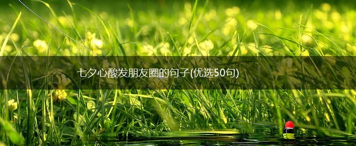 七夕心酸发朋友圈的句子(优选50句),第1张
