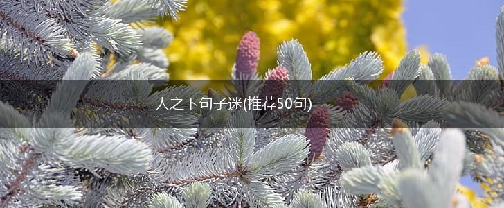 一人之下句子迷(推荐50句),第1张