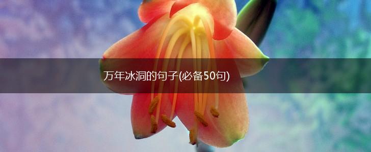 万年冰洞的句子(必备50句),第1张