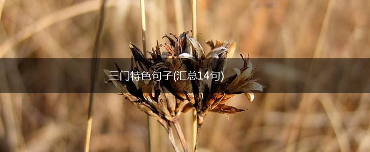 三门特色句子(汇总14句),第1张