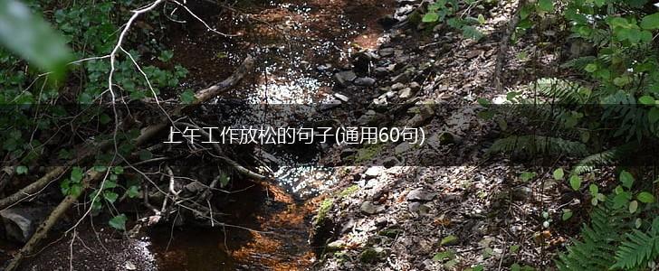 上午工作放松的句子(通用60句),第1张