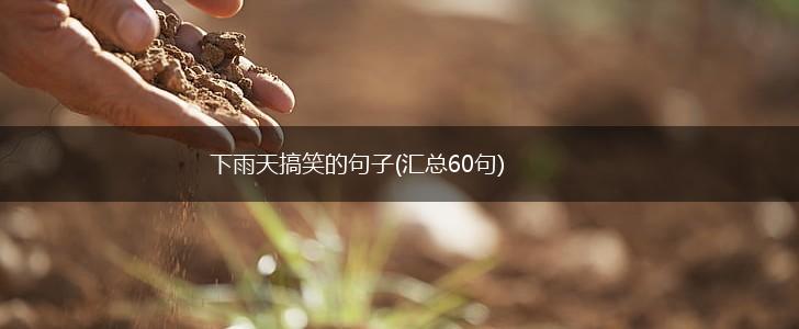 下雨天搞笑的句子(汇总60句),第1张