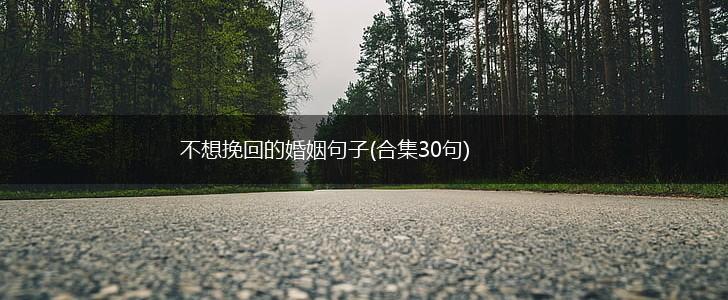 不想挽回的婚姻句子(合集30句),第1张