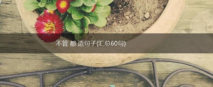 不管 都 造句子(汇总60句),第1张