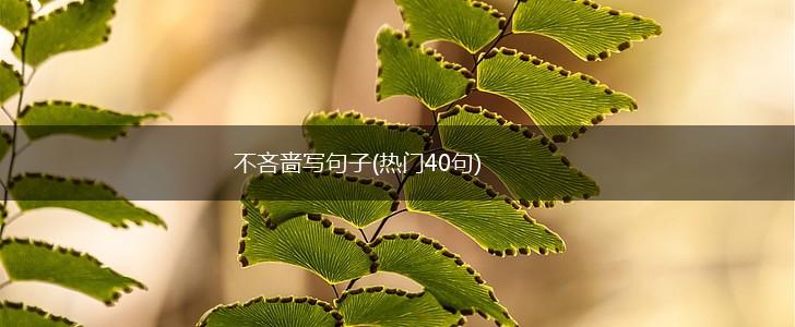 不吝啬写句子(热门40句),第1张