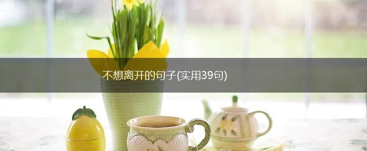 不想离开的句子(实用39句),第1张