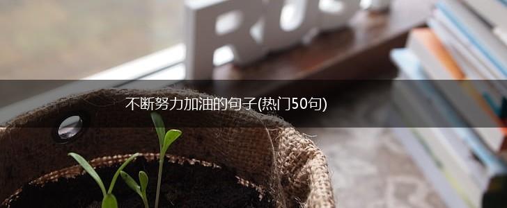 不断努力加油的句子(热门50句),第1张