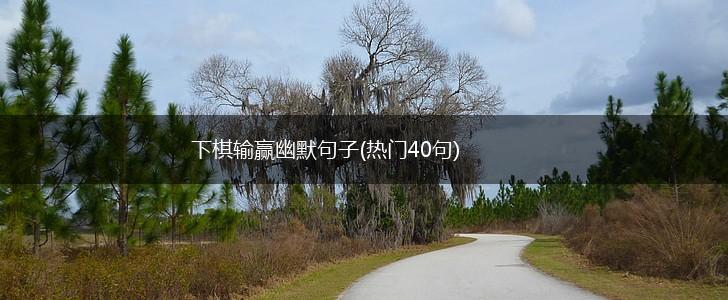 下棋输赢幽默句子(热门40句),第1张