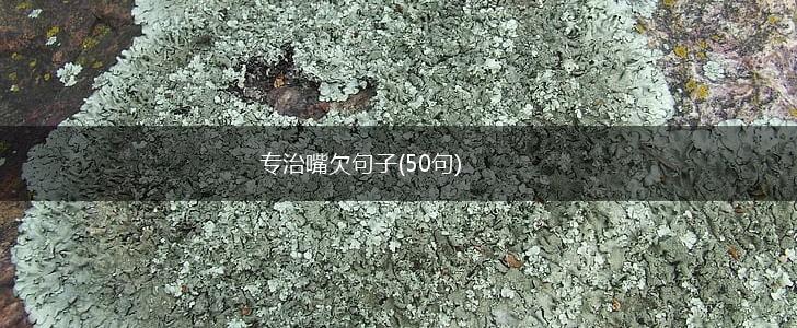 专治嘴欠句子(50句),第1张