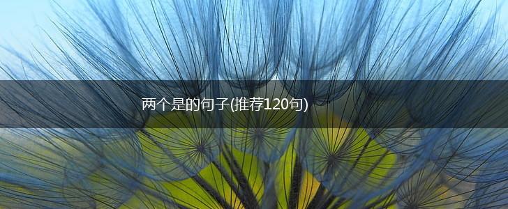 两个是的句子(推荐120句),第1张
