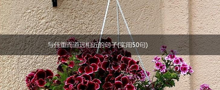 与任重而道远相近的句子(实用50句),第1张
