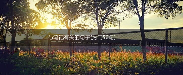 与笔记有关的句子(热门50句),第1张