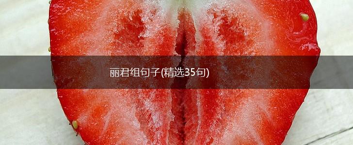 丽君组句子(精选35句),第1张