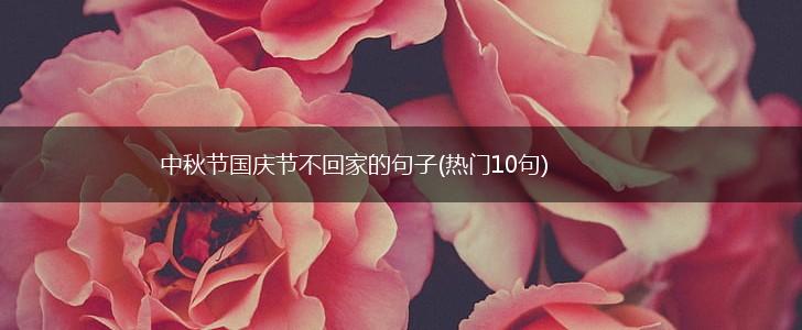 中秋节国庆节不回家的句子(热门10句),第1张