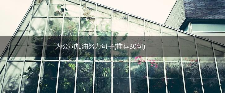 为公司加油努力句子(推荐30句),第1张