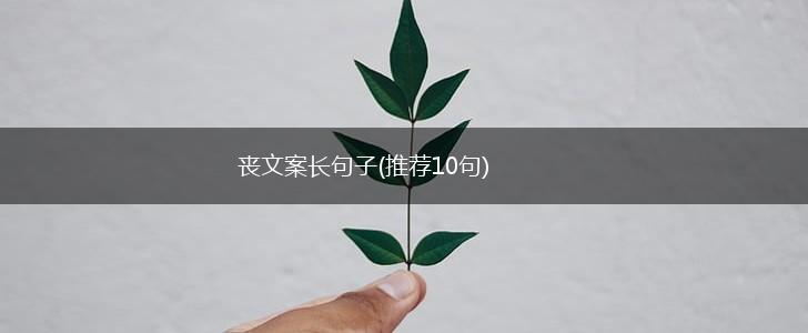 丧文案长句子(推荐10句),第1张
