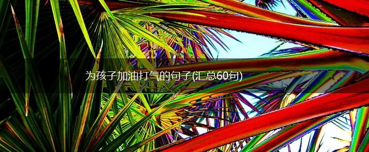 为孩子加油打气的句子(汇总60句),第1张