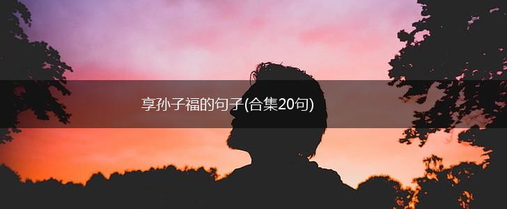 享孙子福的句子(合集20句),第1张