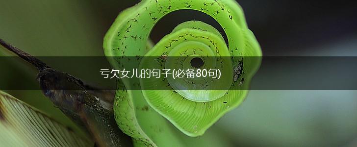 亏欠女儿的句子(必备80句),第1张