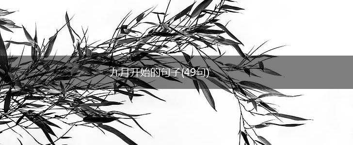 九月开始的句子(49句),第1张