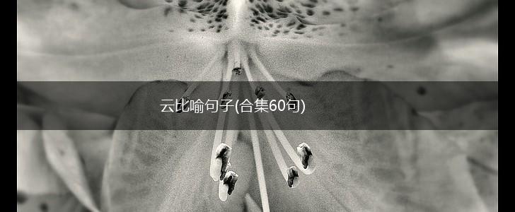 云比喻句子(合集60句),第1张