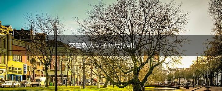 交警救人句子图片(7句),第1张