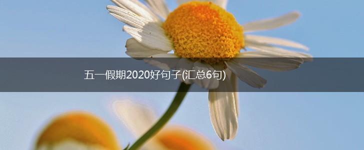 五一假期2020好句子(汇总6句),第1张