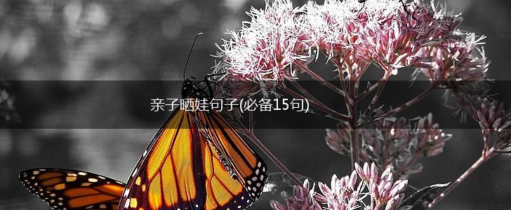 亲子晒娃句子(必备15句),第1张