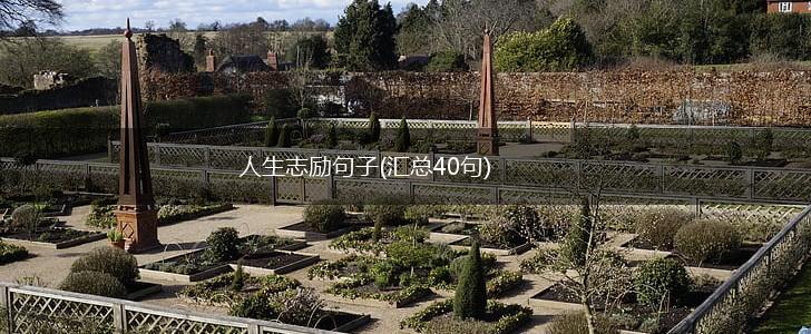 人生志励句子(汇总40句),第1张