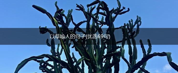 以草喻人的句子(优选69句),第1张