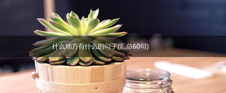 什么地方有什么的句子(汇总60句),第1张