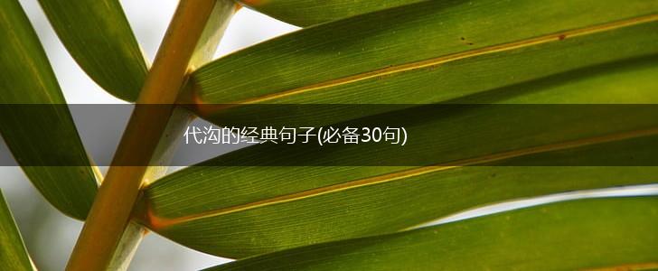 代沟的经典句子(必备30句),第1张