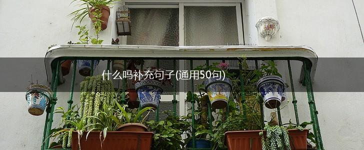什么吗补充句子(通用50句),第1张