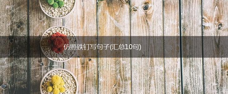 仿照铁钉写句子(汇总10句),第1张